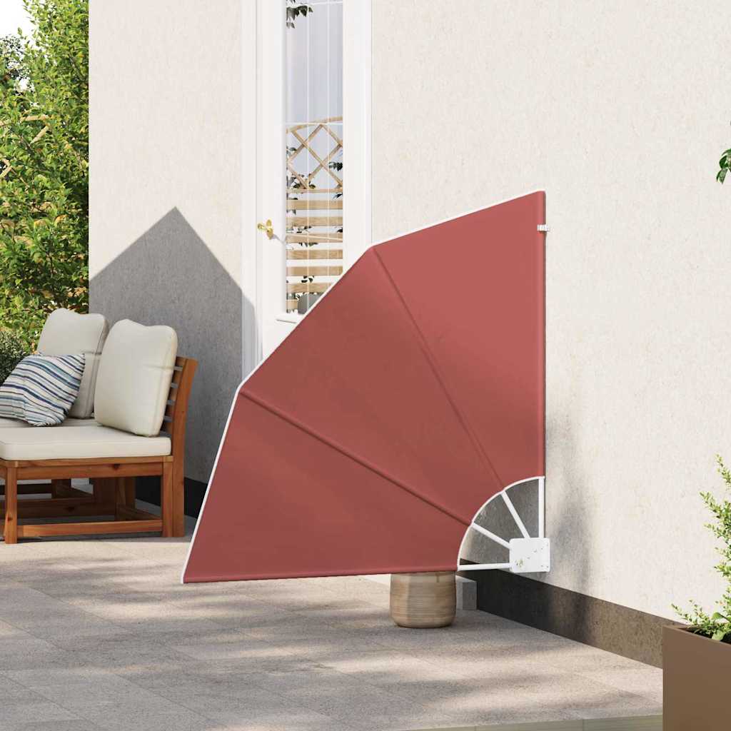 vidaXL Balkon Sichtschutz 115 x 115 cm Polyester Terrakotta