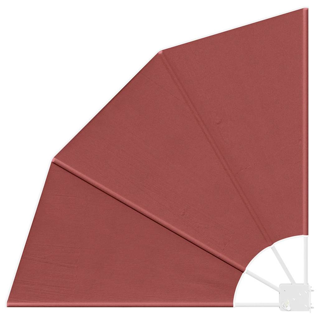 vidaXL Balkon Sichtschutz 115 x 115 cm Polyester Terrakotta