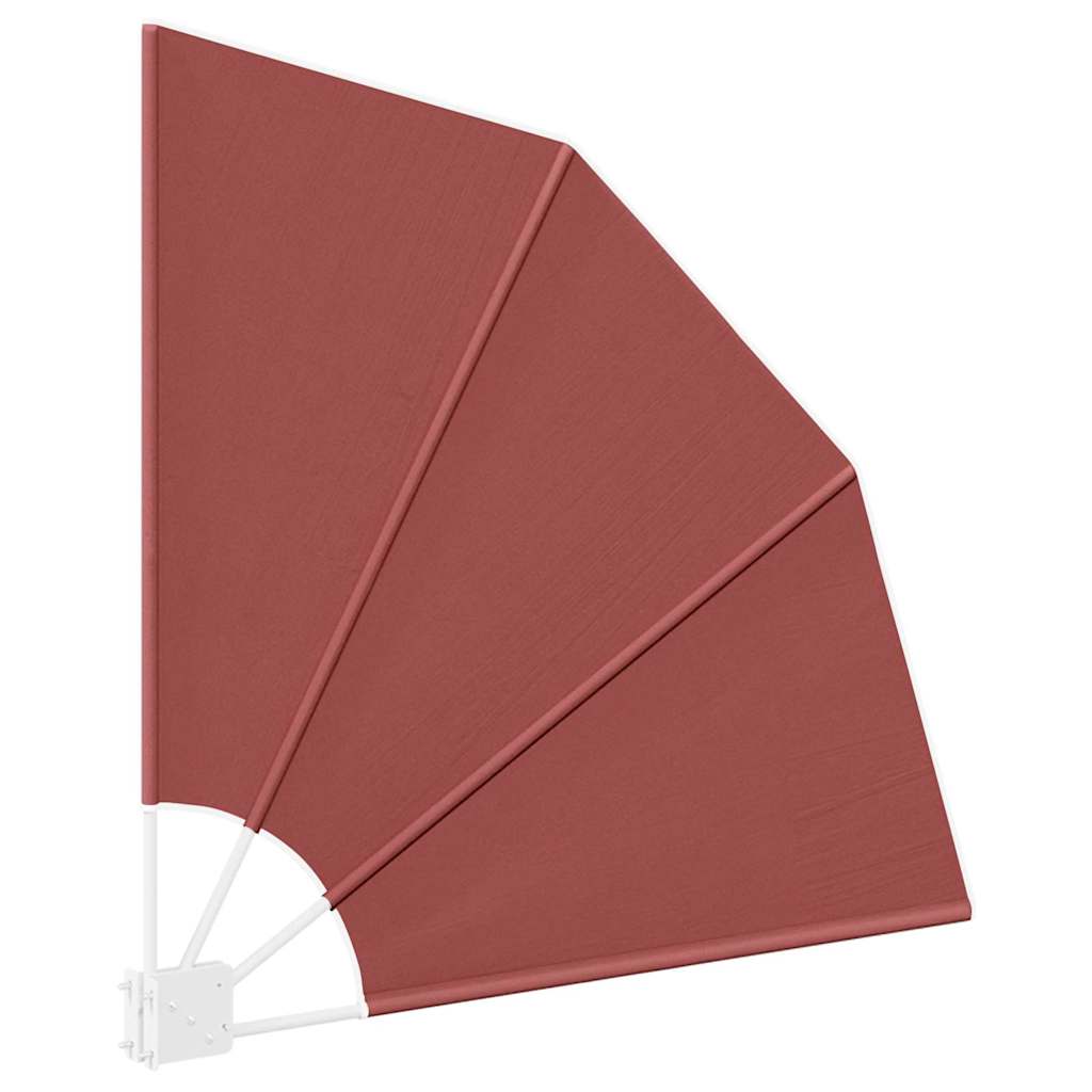 vidaXL Balkon Sichtschutz 115 x 115 cm Polyester Terrakotta