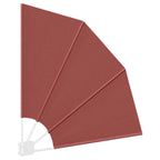 vidaXL Balkon Sichtschutz 115 x 115 cm Polyester Terrakotta