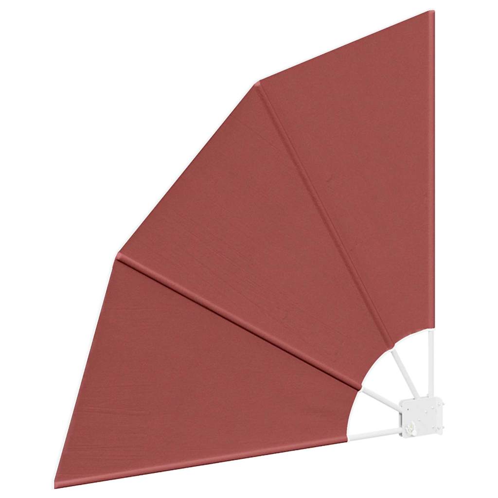 vidaXL Balkon Sichtschutz 115 x 115 cm Polyester Terrakotta