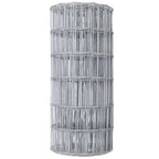 vidaXL Eurozaun Silber 0,4 x 25 m Feuerverzinktes Eisen