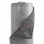 vidaXL Teichvlies Grau 1 x 10 m Polyester und Baumwolle