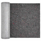 vidaXL Teichvlies Grau 1 x 10 m Polyester und Baumwolle