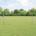 vidaXL Wildzaun Feuerverzinkt 1000 x 80 x 0,18 cm Eisen