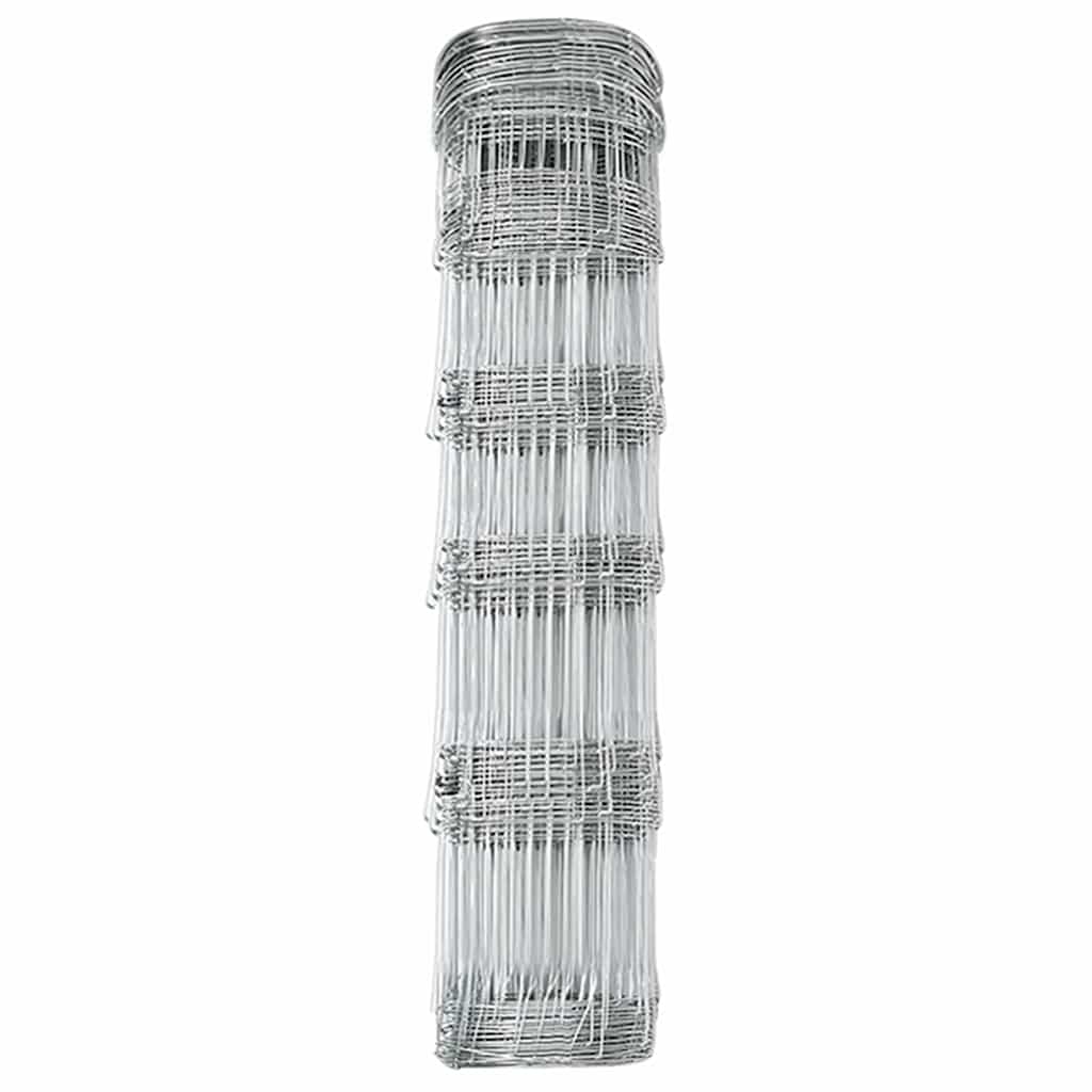 vidaXL Wildzaun Feuerverzinkt 1000 x 80 x 0,18 cm Eisen