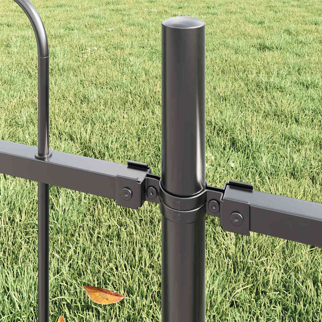 vidaXL Gartenzaun BOXTEL Grau