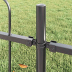 vidaXL Gartenzaun BOXTEL Grau