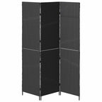 vidaXL Raumteiler Schwarz 146 x 180 cm Poly-Rattan