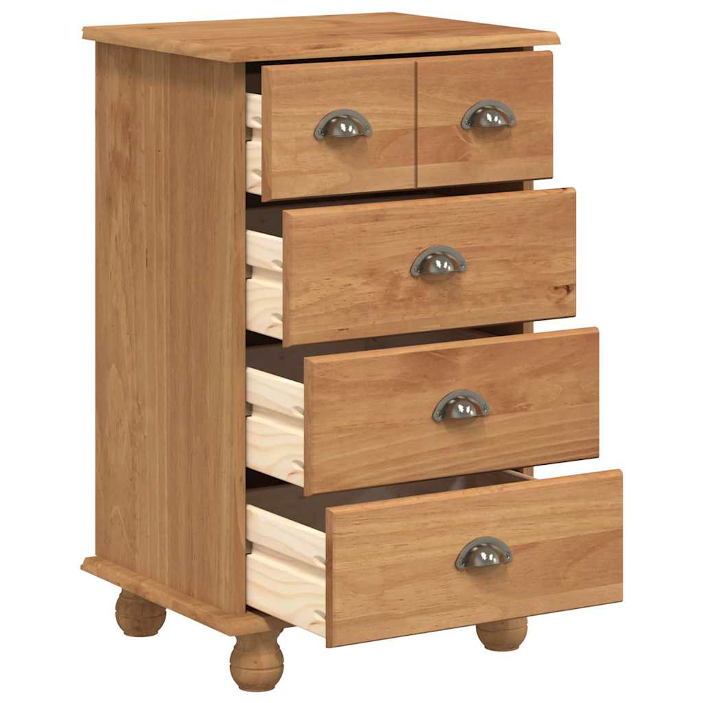 vidaXL Schubladenkommode mit Schubladen ASKIM Braun 45,8 x 40 x 79 cm