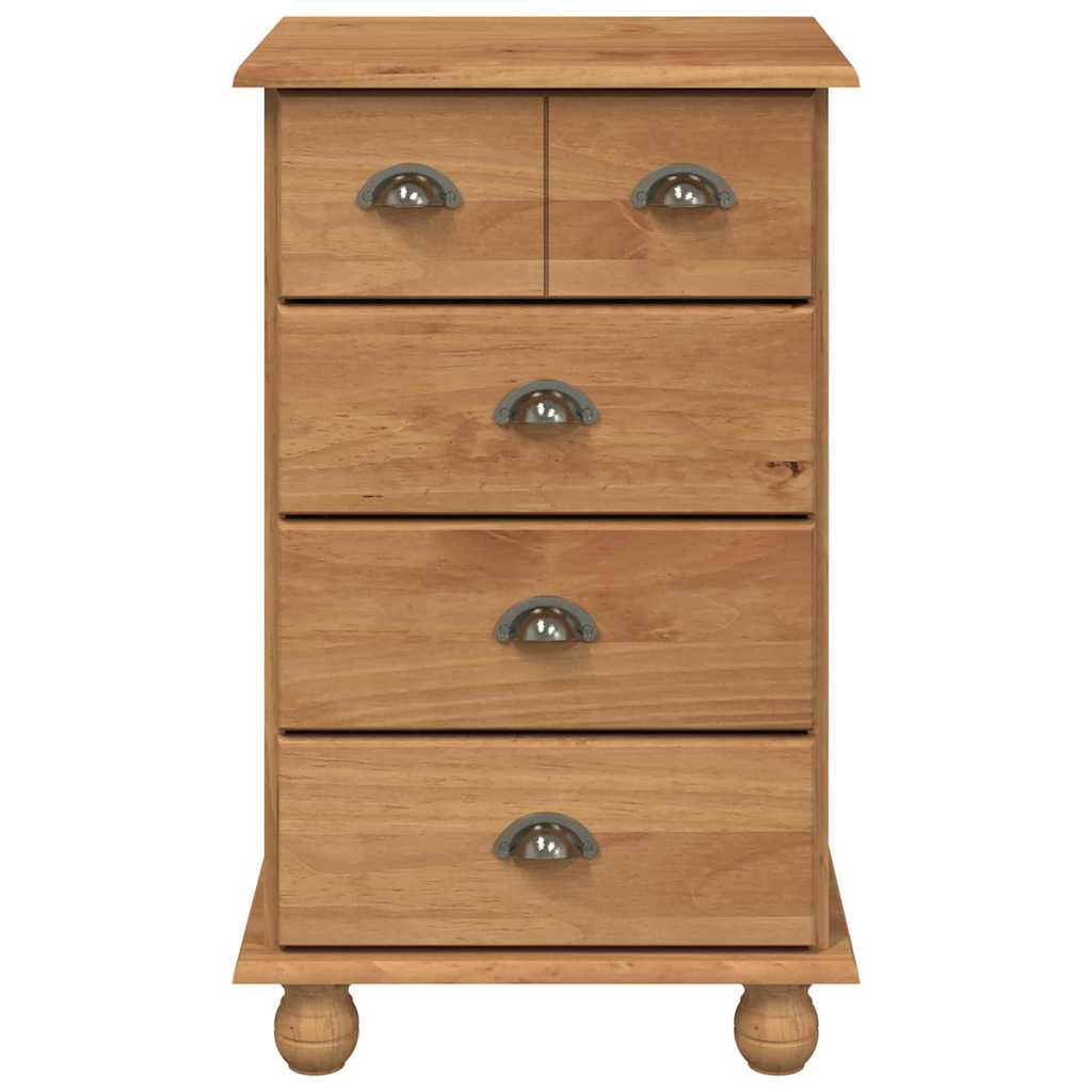 vidaXL Schubladenkommode mit Schubladen ASKIM Braun 45,8 x 40 x 79 cm