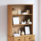 vidaXL Hutch ASKIM 91 x 30 x 104 cm Massives Kiefernholz
