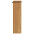 vidaXL Hutch ASKIM 91 x 30 x 104 cm Massives Kiefernholz
