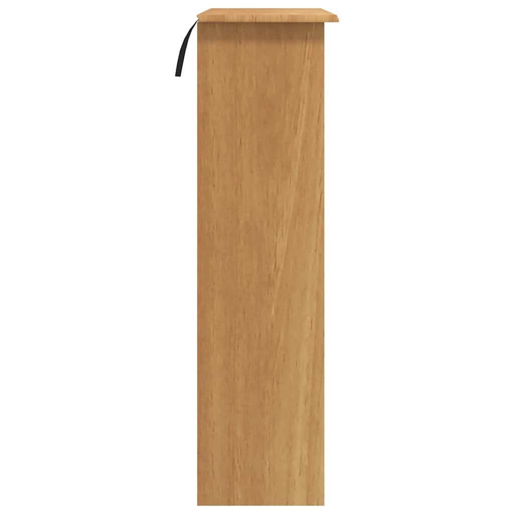 vidaXL Hutch ASKIM 91 x 30 x 104 cm Massives Kiefernholz