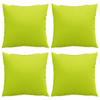 vidaXL Sofakissen 4 Stk. Knallgrün 50x50 cm Stoff