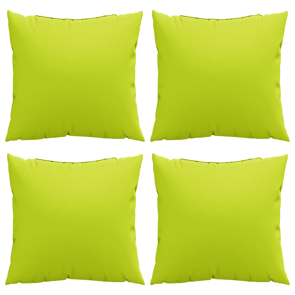 vidaXL Sofakissen 4 Stk. Knallgrün 50x50 cm Stoff