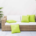 vidaXL Sofakissen 4 Stk. Knallgrün 50x50 cm Stoff
