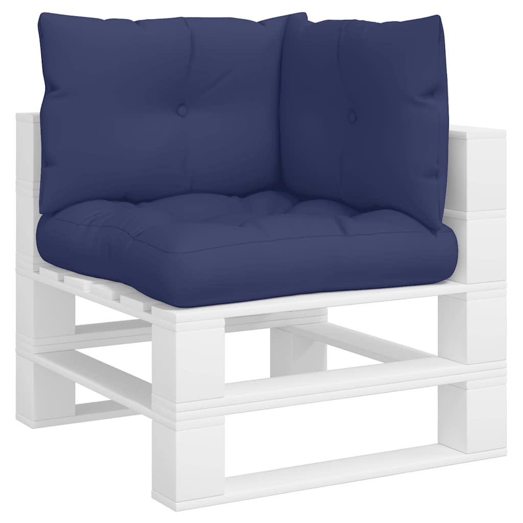 vidaXL Palettenkissen 3 Stk. Marineblau Oxford-Gewebe