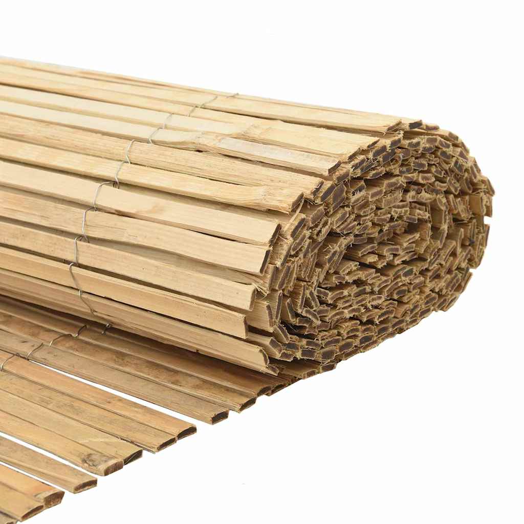 vidaXL Bambuszaun Natur 400 x 125 cm Bambus