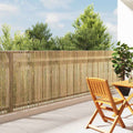vidaXL Bambuszaun Natur 400 x 125 cm Bambus