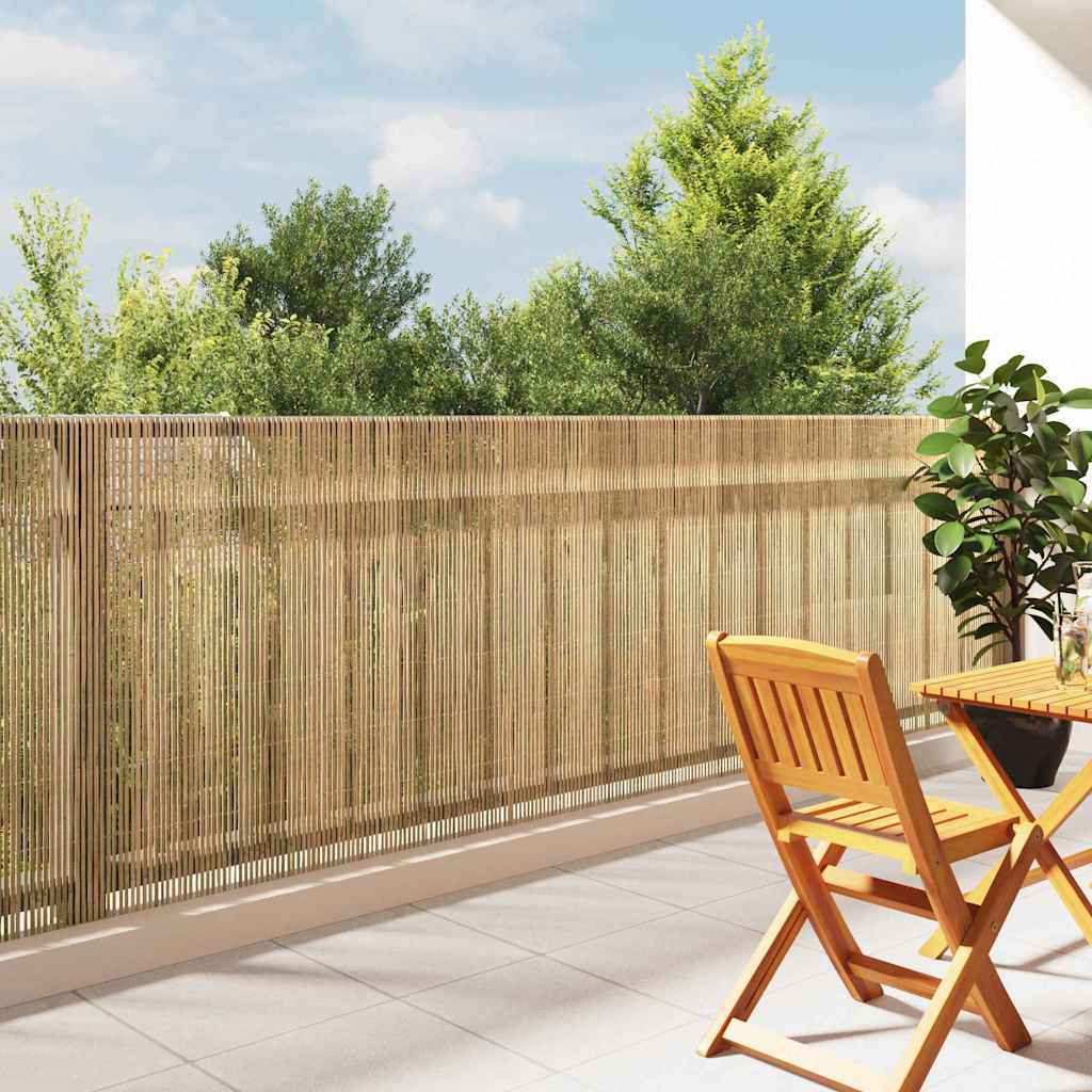 vidaXL Bambuszaun Natur 400 x 125 cm Bambus