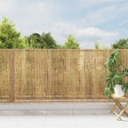 vidaXL Bambuszaun Natur 400 x 125 cm Bambus