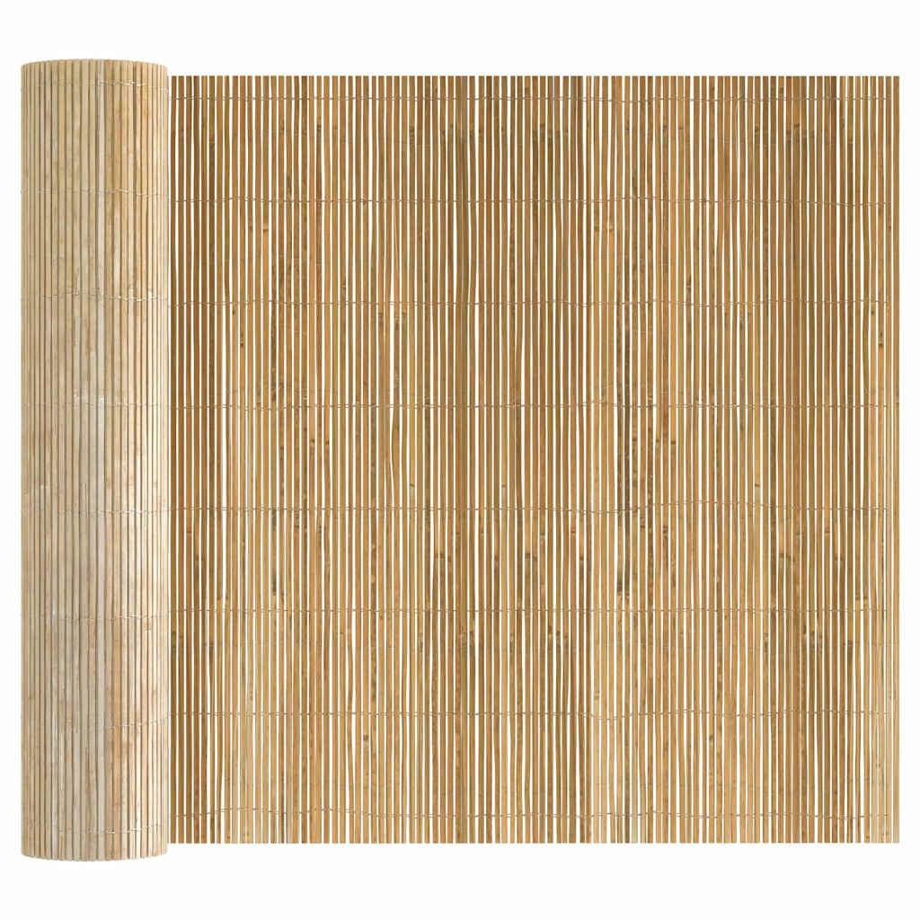 vidaXL Bambuszaun Natur 400 x 125 cm Bambus