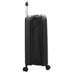 vidaXL Koffer mit Schloss Schwarz 34 x 23 x 55,5 cm ABS Kunststoff