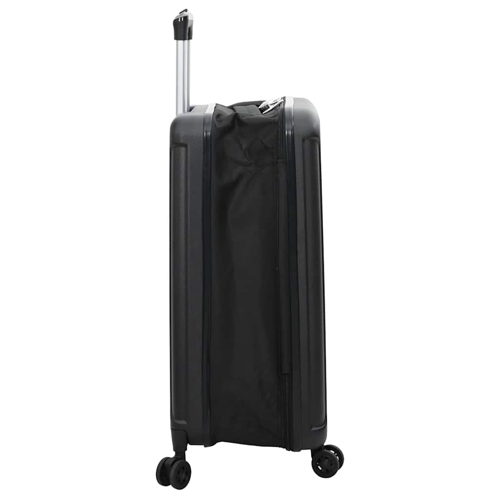 vidaXL Koffer mit Schloss Schwarz 34 x 23 x 55,5 cm ABS Kunststoff