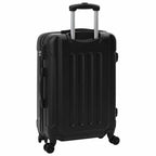 vidaXL Koffer mit Schloss 3 pcs Schwarz 50 x 31 x 78 cm ABS Kunststoff