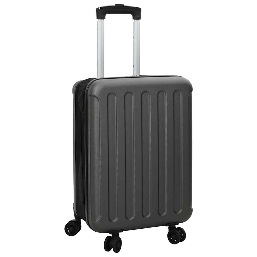 vidaXL Koffer mit Schloss Schwarz 34 x 23 x 55,5 cm ABS Kunststoff