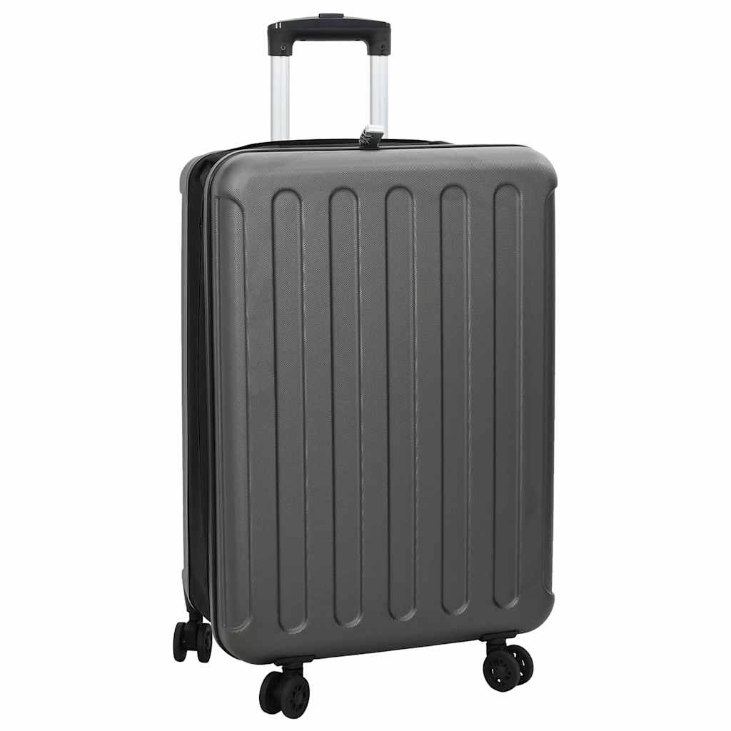 vidaXL Koffer mit Schloss Schwarz 34 x 23 x 55,5 cm ABS Kunststoff