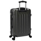vidaXL Koffer 3 pcs Dunkelgrau 50 x 31 x 78 cm ABS Kunststoff