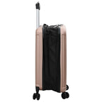 vidaXL Koffer mit Schloss Roségold 34 x 23 x 55,5 cm ABS Kunststoff