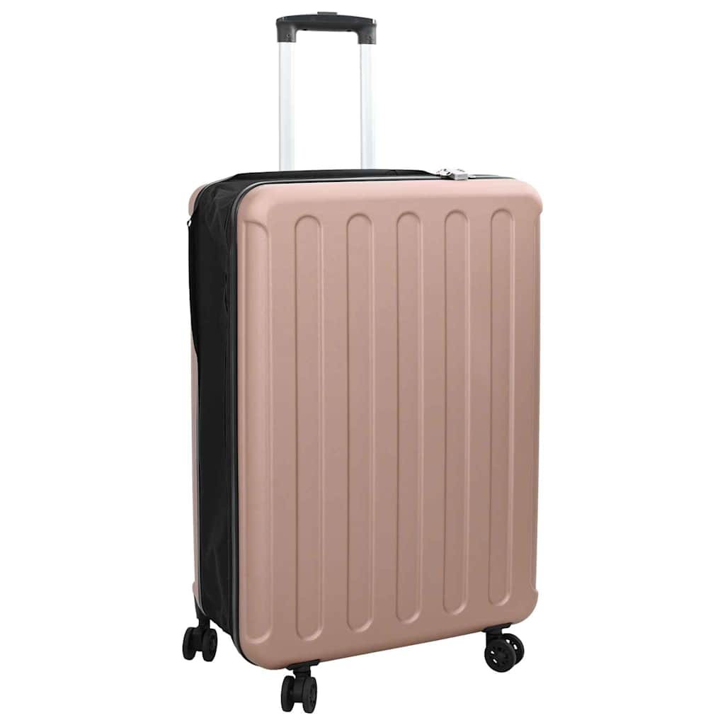 vidaXL Koffer mit Schloss Roségold 34 x 23 x 55,5 cm ABS Kunststoff