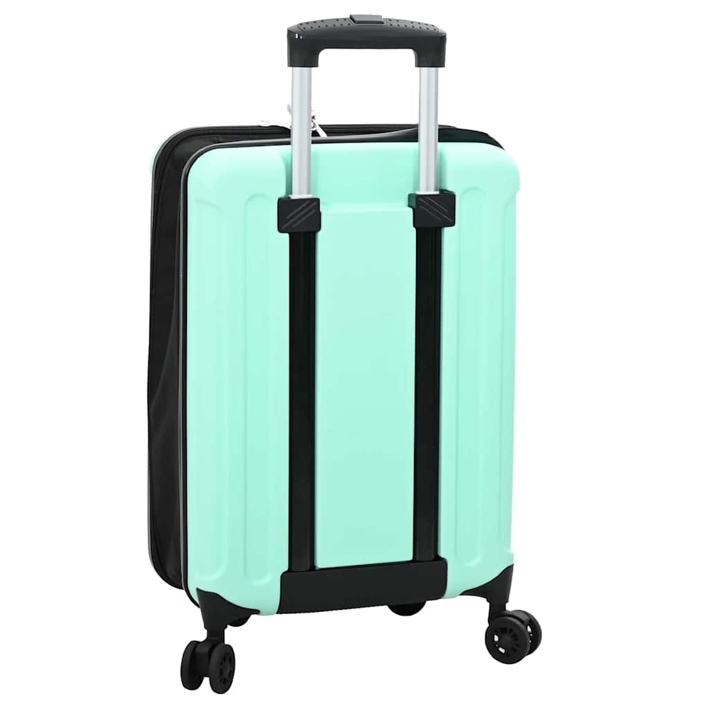 vidaXL Koffer mit Schloss Mintgrün 34 x 23 x 55,5 cm ABS Kunststoff