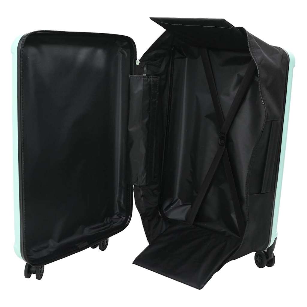 vidaXL Koffer mit Schloss Mintgrün 34 x 23 x 55,5 cm ABS Kunststoff