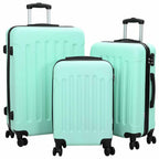 vidaXL Koffer 3 pcs Mintgrün 50 x 31 x 78 cm ABS Kunststoff