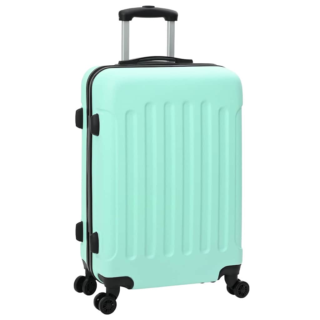 vidaXL Koffer 3 pcs Mintgrün 50 x 31 x 78 cm ABS Kunststoff
