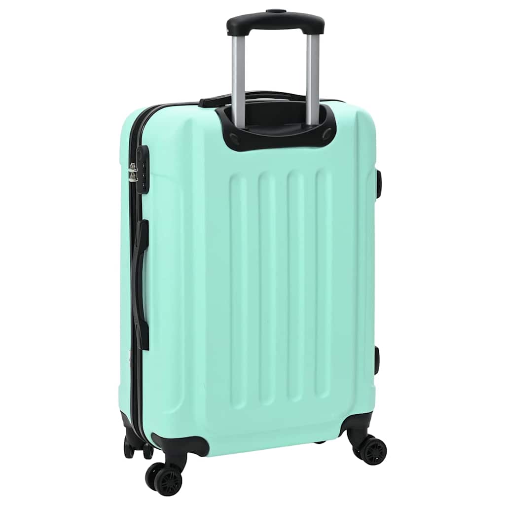 vidaXL Koffer 3 pcs Mintgrün 50 x 31 x 78 cm ABS Kunststoff