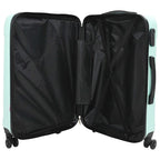 vidaXL Koffer 3 pcs Mintgrün 50 x 31 x 78 cm ABS Kunststoff