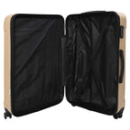 vidaXL Koffer 3 pcs Champagner 50 x 31 x 78 cm ABS Kunststoff