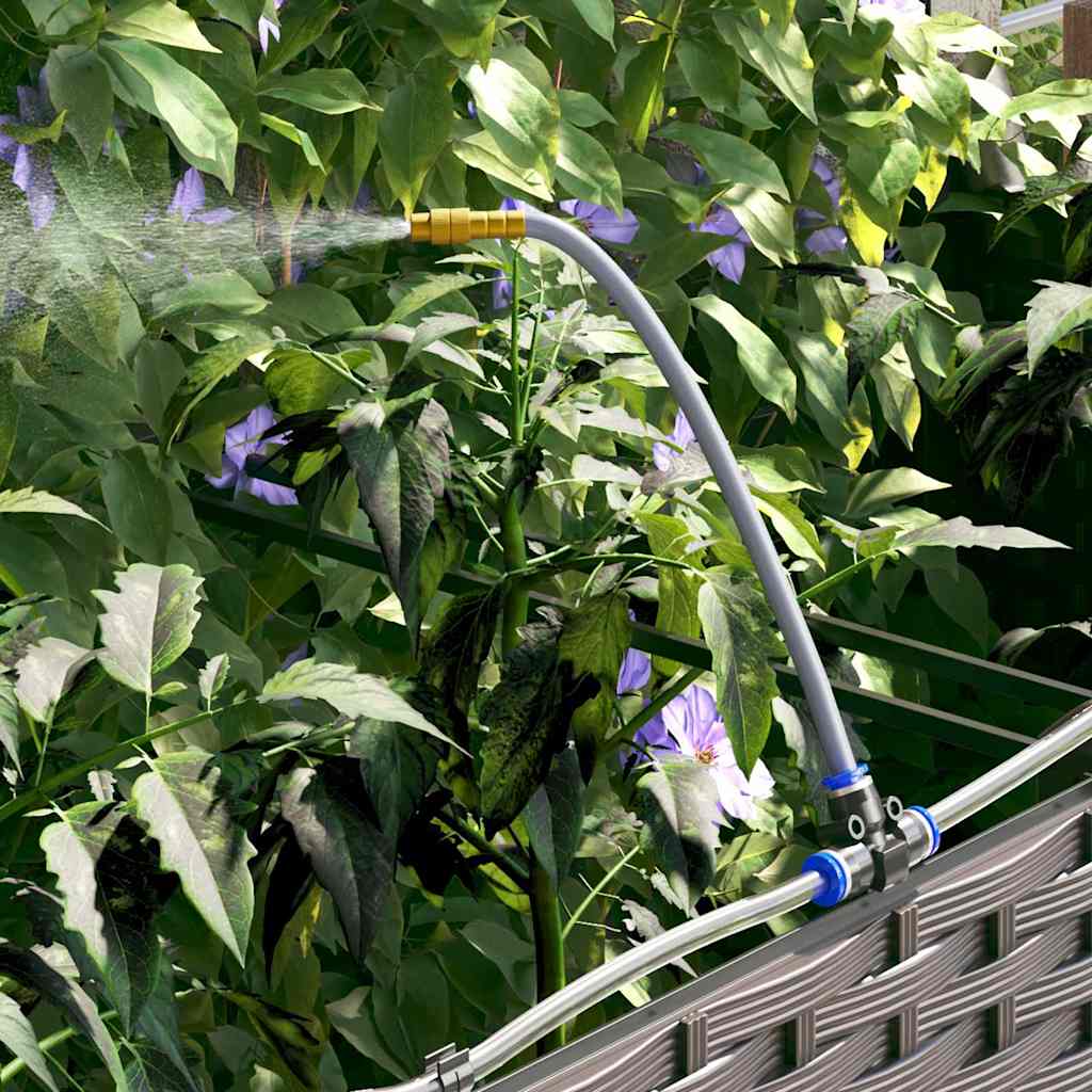vidaXL Garten-Pflanzgefäß 2 pcs Braun 80 x 40 x 37,5 cm Kunststoff