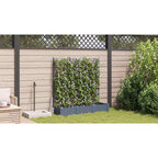 vidaXL Garten-Pflanzgefäß 3 pcs Hellgrau 120 x 40 x 125,5 cm