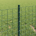 vidaXL Zaunpfosten 5 pcs Grün 80 cm Stahl