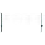 vidaXL Zaunpfosten 11 pcs Grün 100 cm Stahl