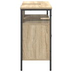 vidaXL Badezimmerschrank mit Tür Beige 60 x 30 x 60 cm Holzwerkstoff