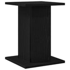 vidaXL Lautsprecherständer 2 pcs Schwarz Eichen-Optik 30 x 30 x 40 cm