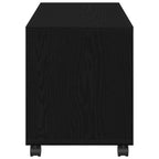 vidaXL Beistelltisch mit Regal Schwarz Eichen-Optik 72 x 33 x 42,5 cm
