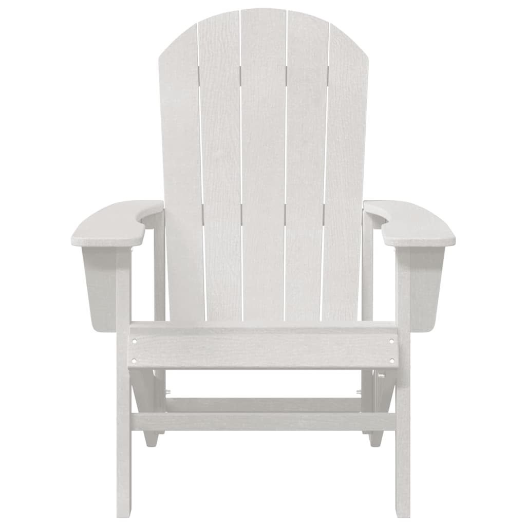 vidaXL Adirondack-Stuhl Weiß 82 x 74 x 92 cm HDPE